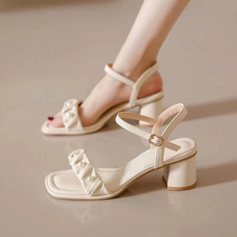 Fashionable Women's Open-Toe Heeled Sandals 2023