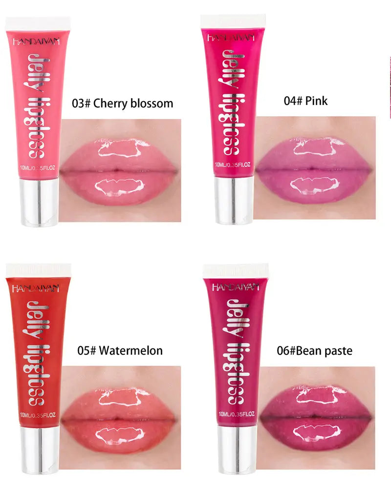 Lustrous Lip Gloss - Candy Color Jelly & Plumping Oil