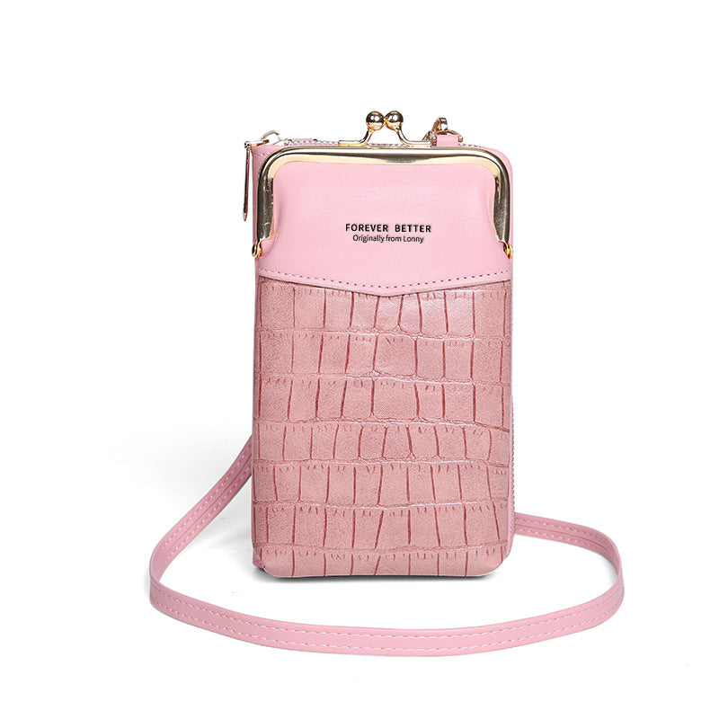 Lonny Women's Crocodile Pattern Crossbody Phone Bag