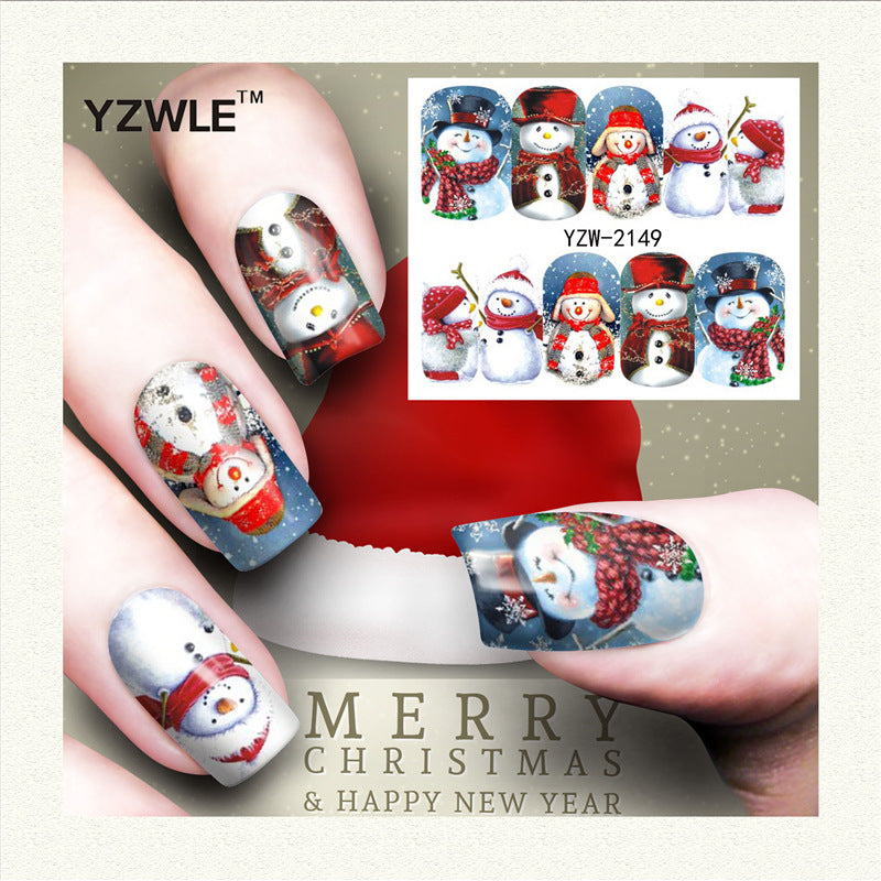 Festive Fingertips Christmas Nail Decals