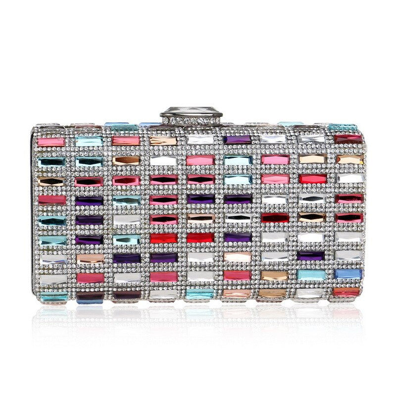 Rhinestone Glamour Evening Clutch