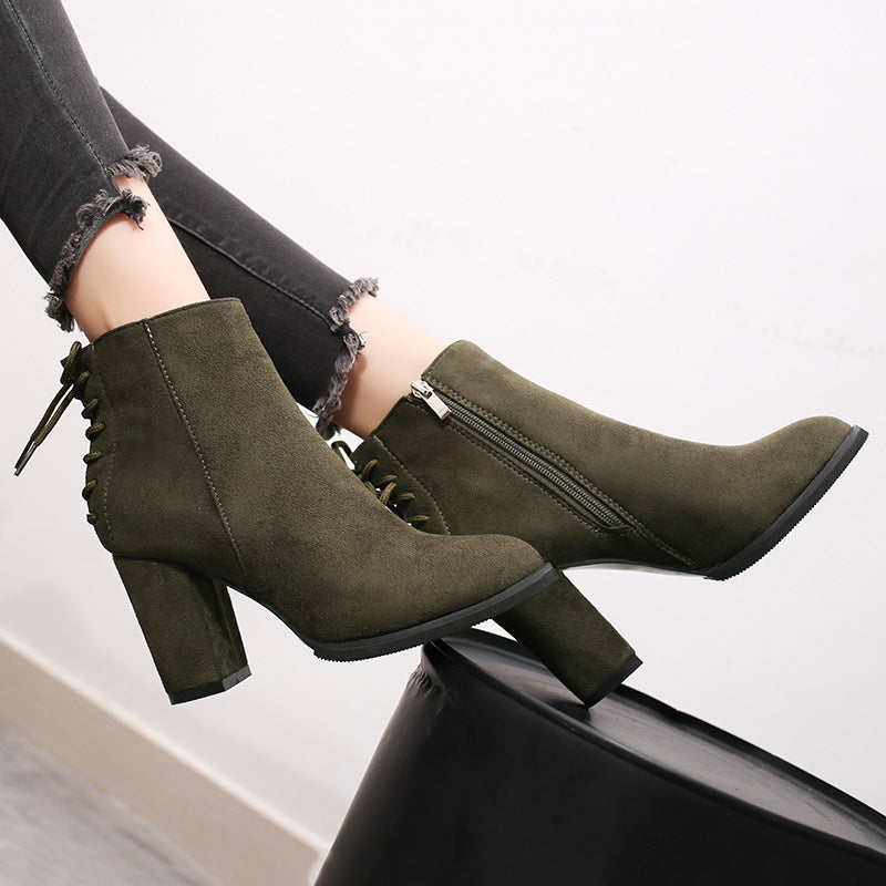 Stylish High Heel Ankle Boots for Women (Fall/Winter)
