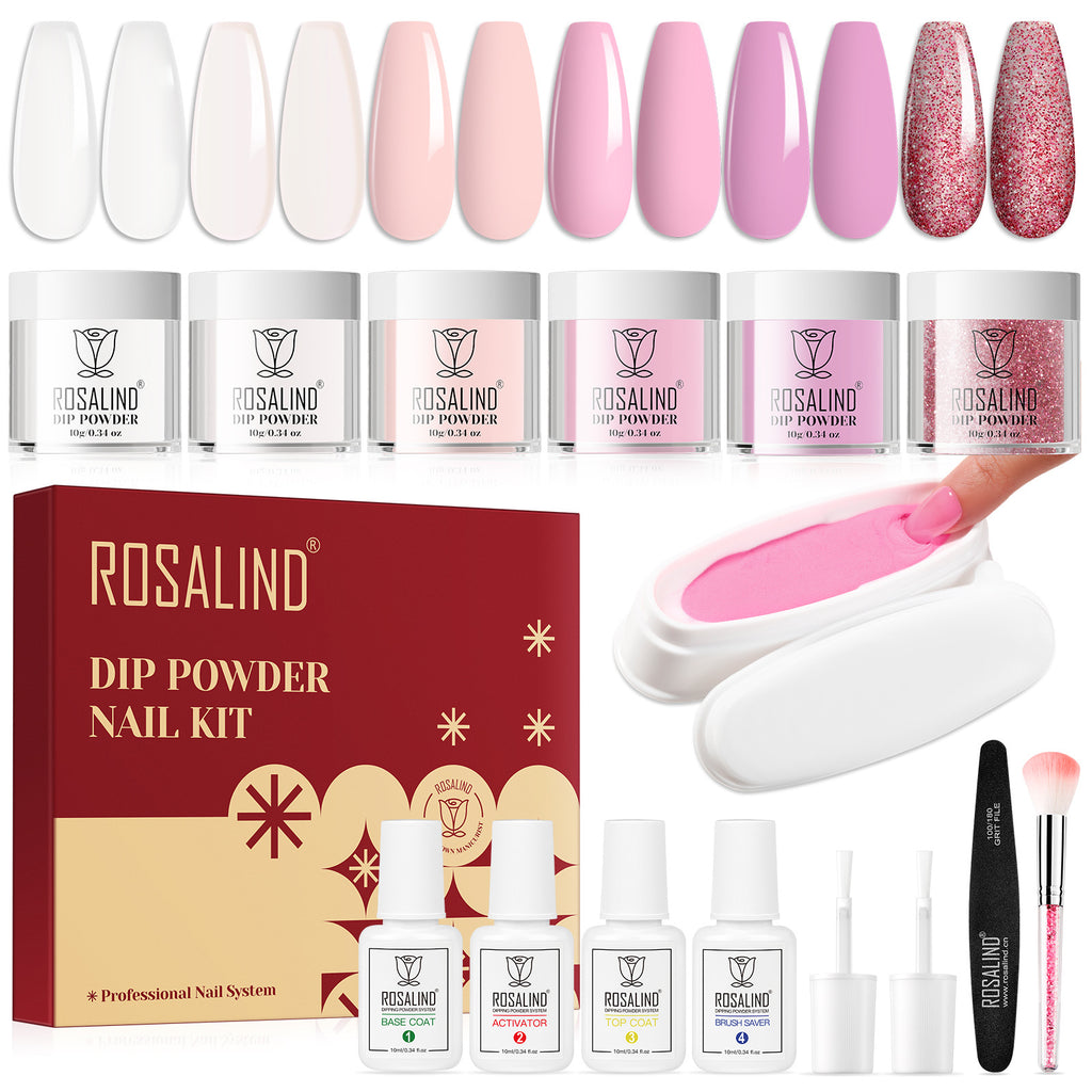ROSAIND Elegance Nude Gel Manicure Kit