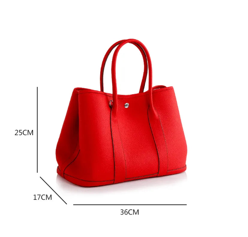 Women's Genuine Leather Broad Shoulder Master Bag