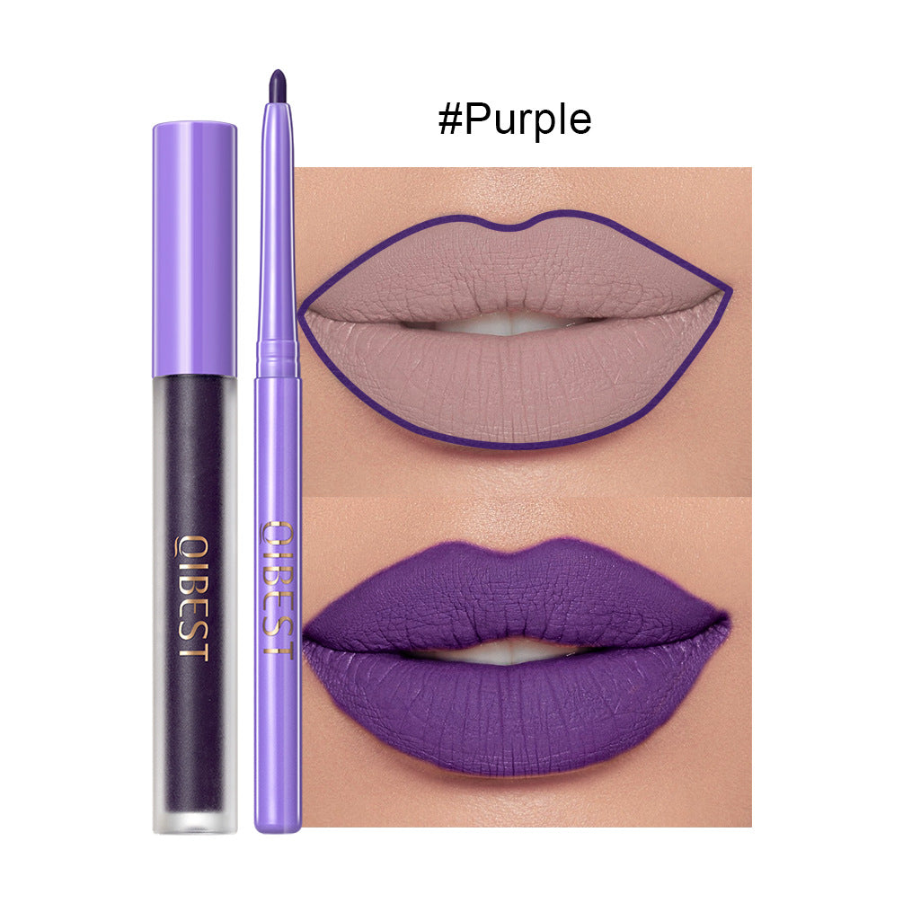 QIBEST Matte Elegance Lip Kit