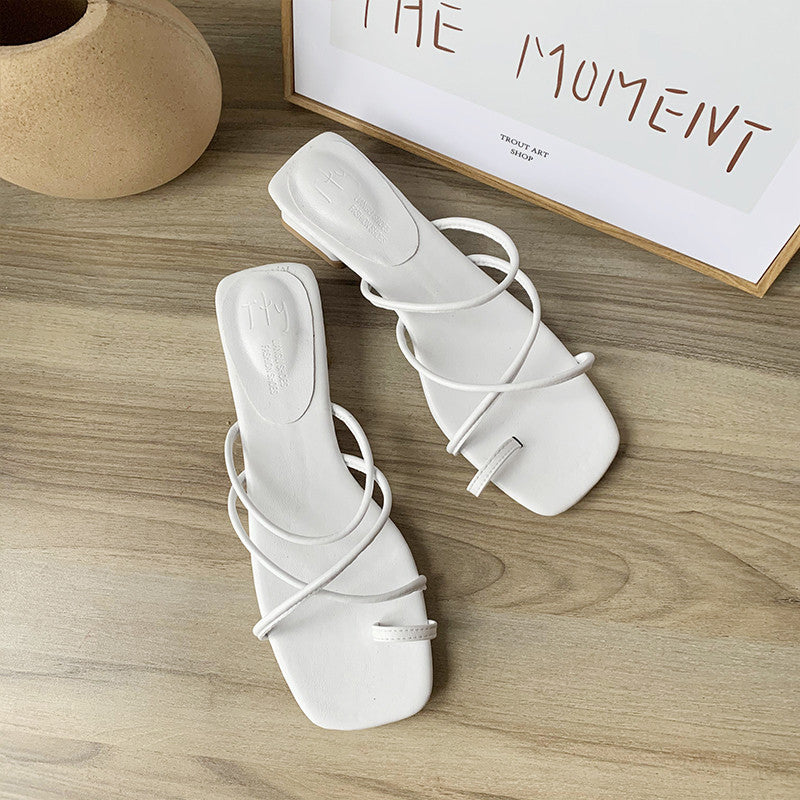 Elegant Low-Heel Mules for Women