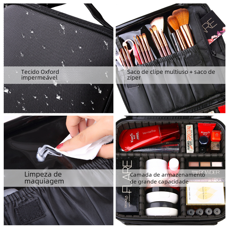 Chic Portable Cosmetic Case