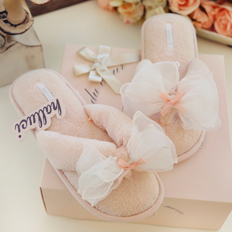 Popular Waterproof Bowknot Slippers