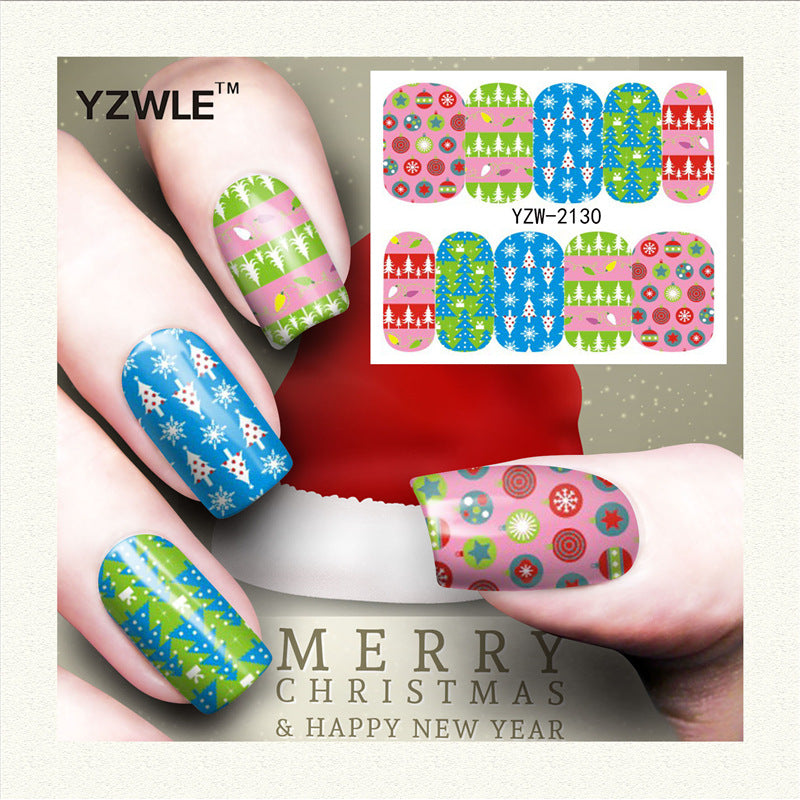 Festive Fingertips Christmas Nail Decals