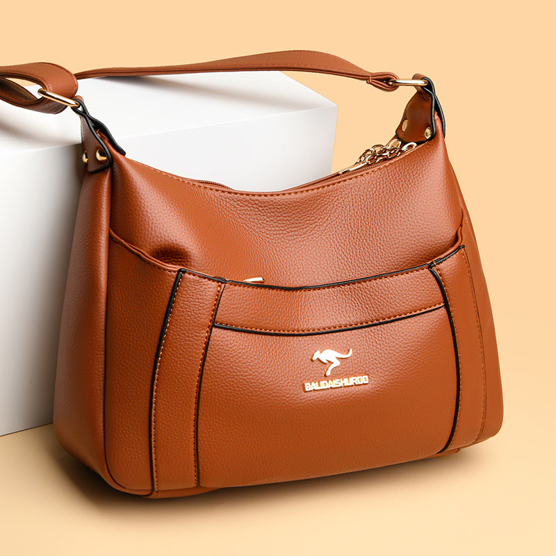 2023 Elegance Leather Shoulder Bag