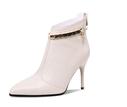 Elegant Stiletto Zip Boots