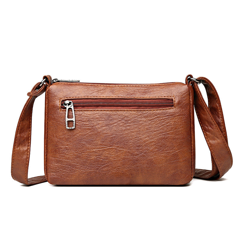 Elegant Medium-Sized Women's Leather Bag