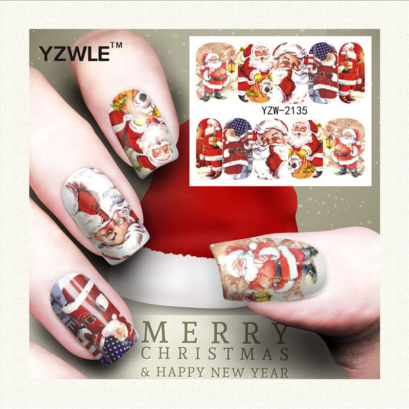 Festive Fingertips Christmas Nail Decals