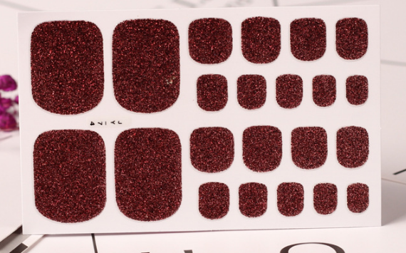 Elegant Waterproof Toe Nail Stickers