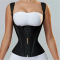 Retro Shapewear Top with Zipper