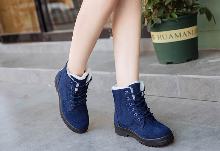 Chic Winter Cotton Boots for Women