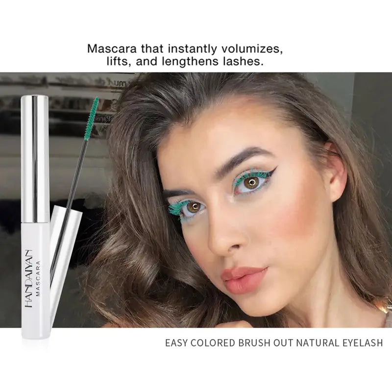 Color Mascara - Thick, Long, Waterproof, 12 Colors