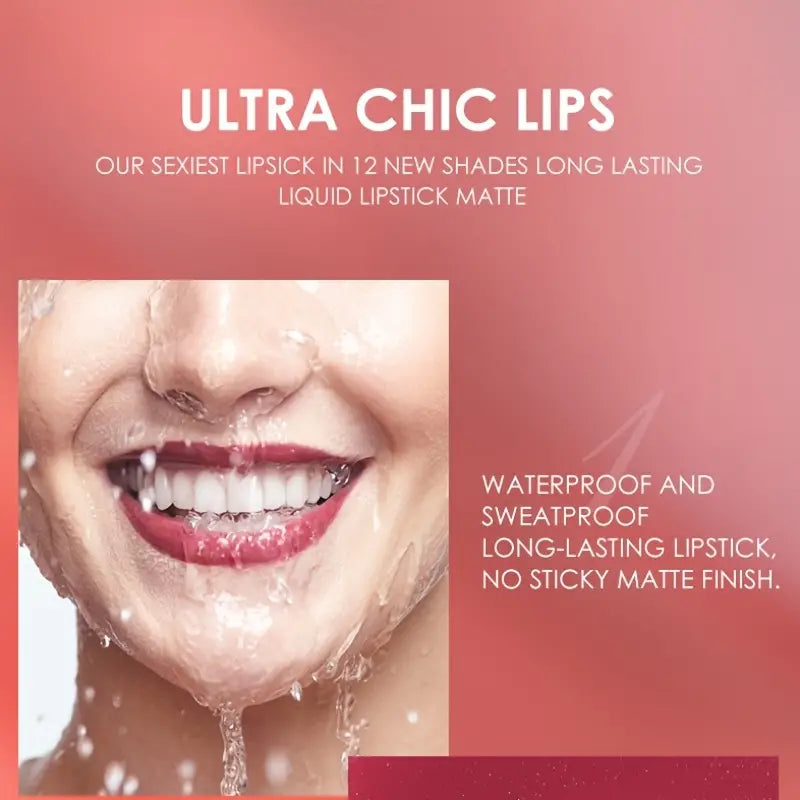 Elegant 6-Color Matte Lip Ensemble