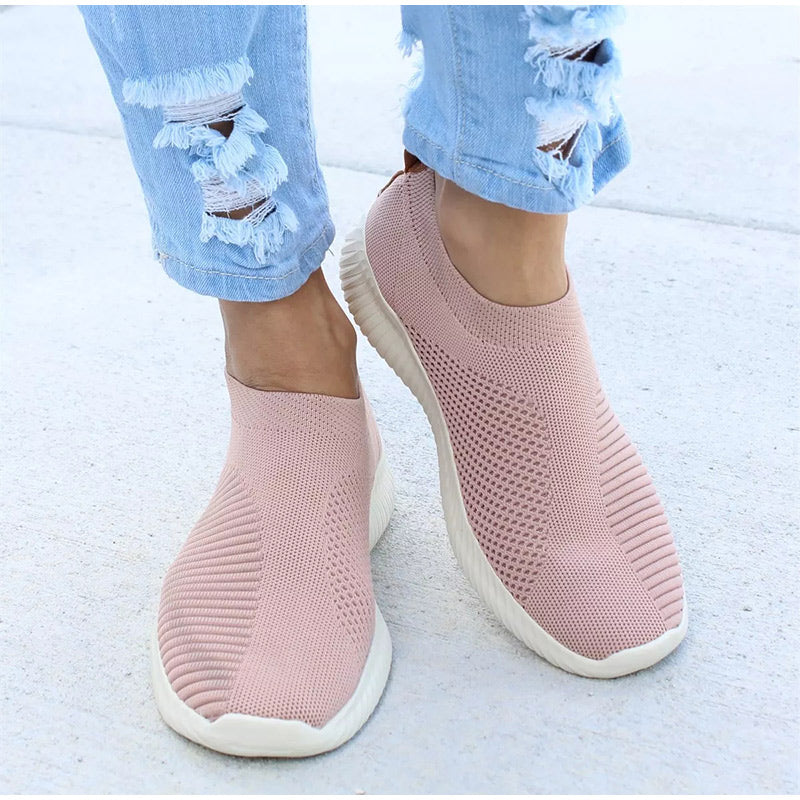 Elegant Knitted Women's Sneakers