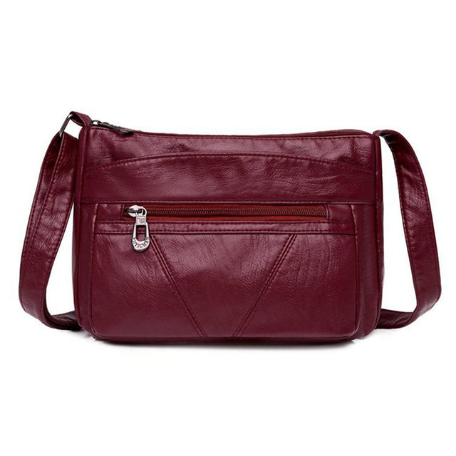 Luxury Designer Soft PU Leather Shoulder Bag for Women