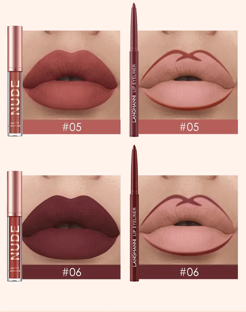 Elegant Matte Dual Lip Set