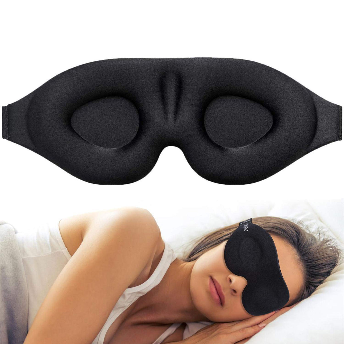 Elegant 3D Contour Sleep Mask