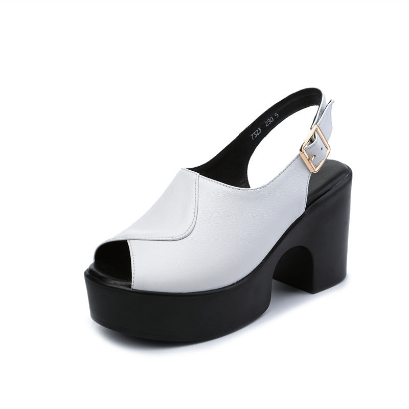 Ladies' Elegant Waterproof Platform Sandals