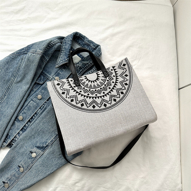 Elegant Japanese Canvas Tote
