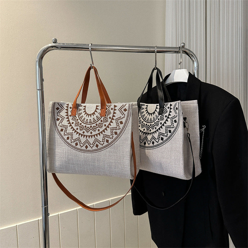 Elegant Japanese Canvas Tote
