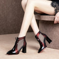Chic Hollow Heeled Sandals