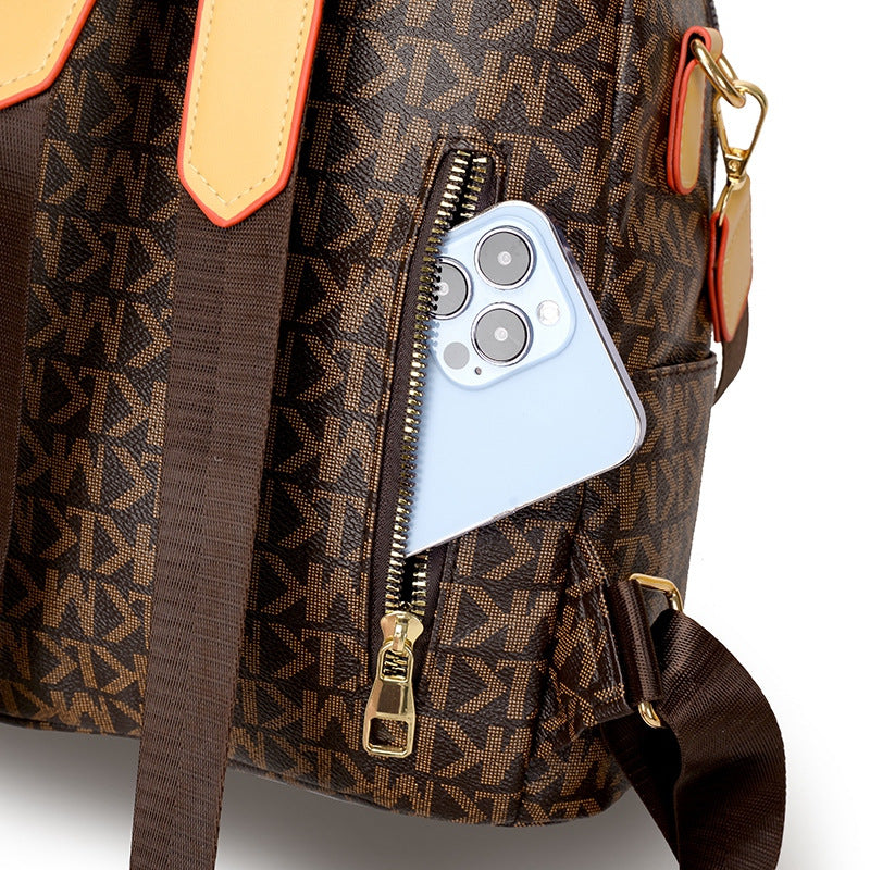 Fashionable Women’s Backpack 2023 Large Capacity PU Bag