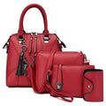 2022 New Stylish Tote Bag Set with Tassels (4 Pieces)