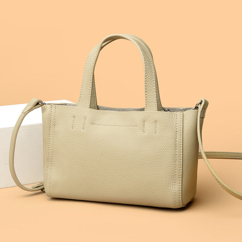 Genuine Leather Crossbody Tote Bag for Women 2023