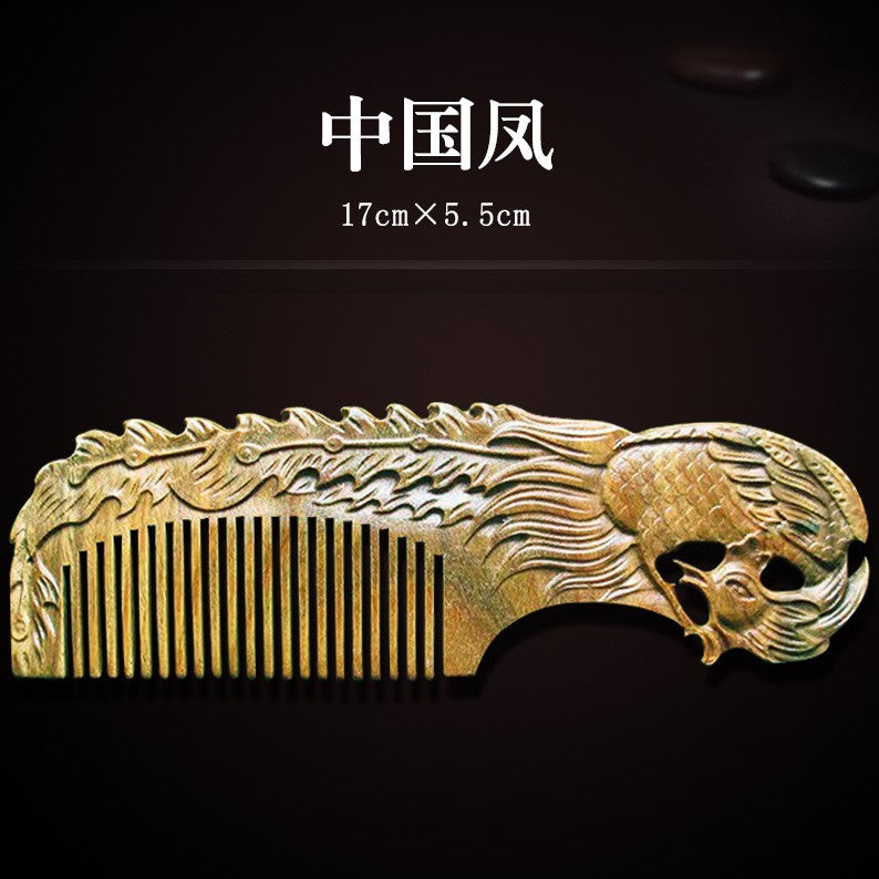 Elegant Vintage Sandalwood Combs