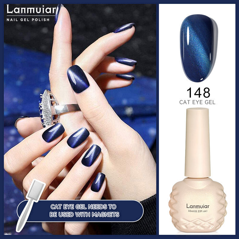 Vibrant Metallic Cat Eye Nail Enamel