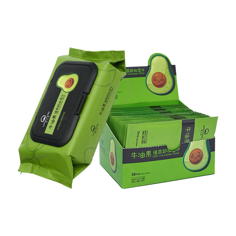 Avocado Portable Cleansing Wipes
