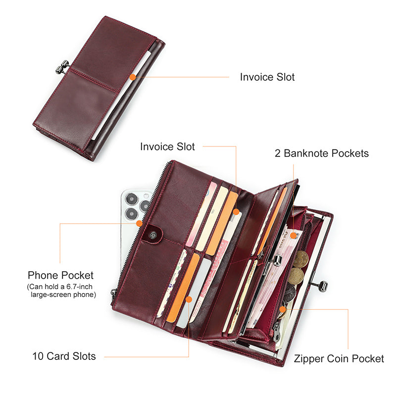 Luxury Security Bifold Women's Wallet
