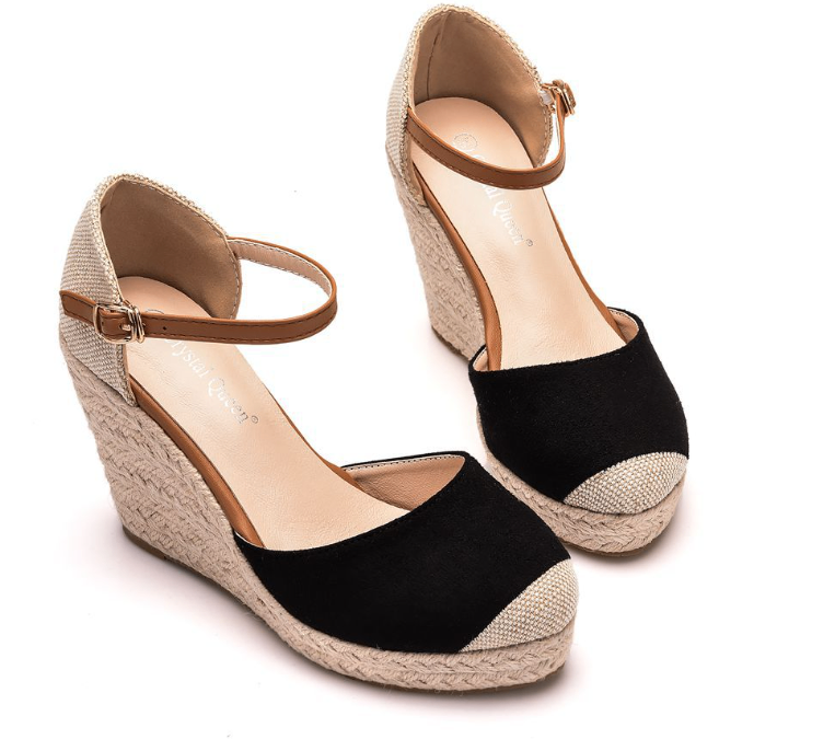 Elegant Roman Wedge Sandals