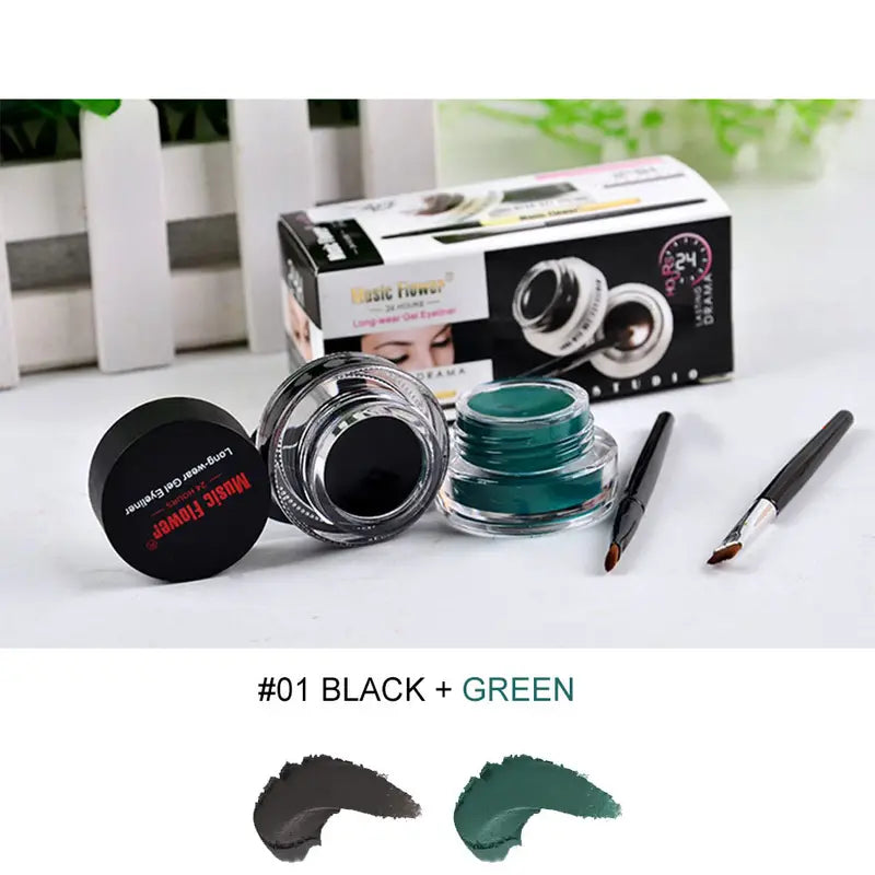 Festival Duo Eyeliner Set - Black & Brown