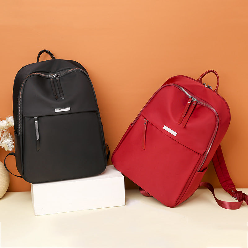 Chic 14-Inch Oxford Laptop Backpack