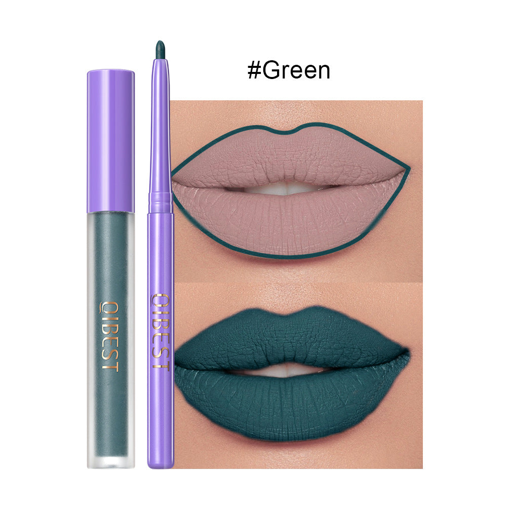 QIBEST Matte Elegance Lip Kit