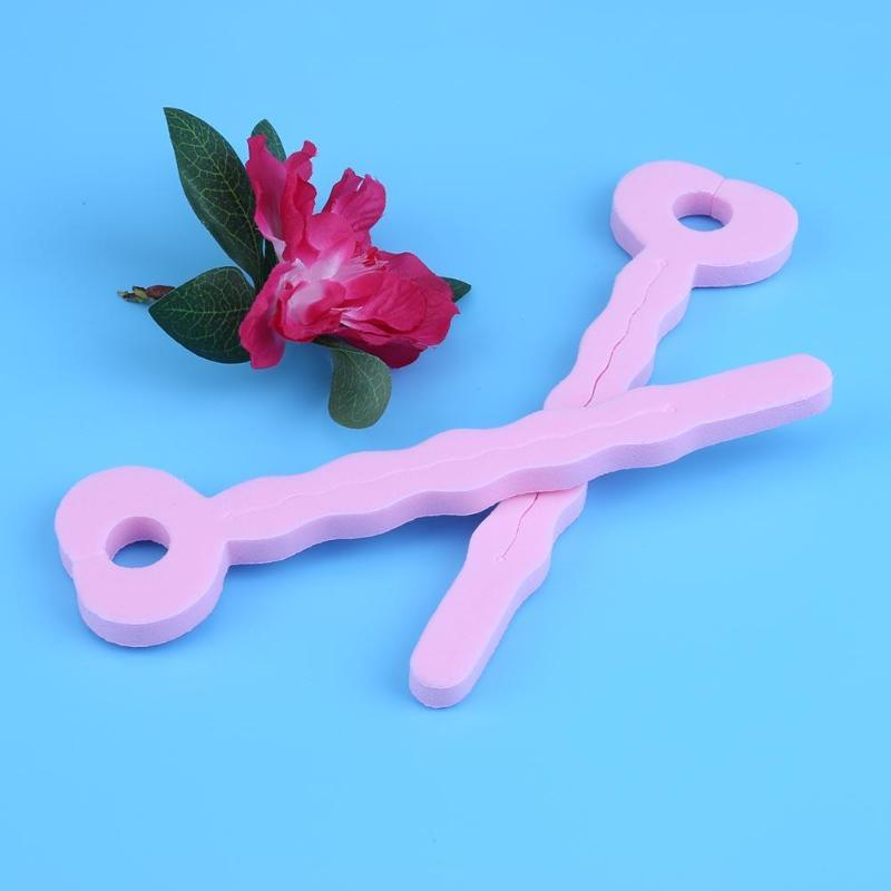Heart-Shaped Sponge Hair Curling Iron Strips