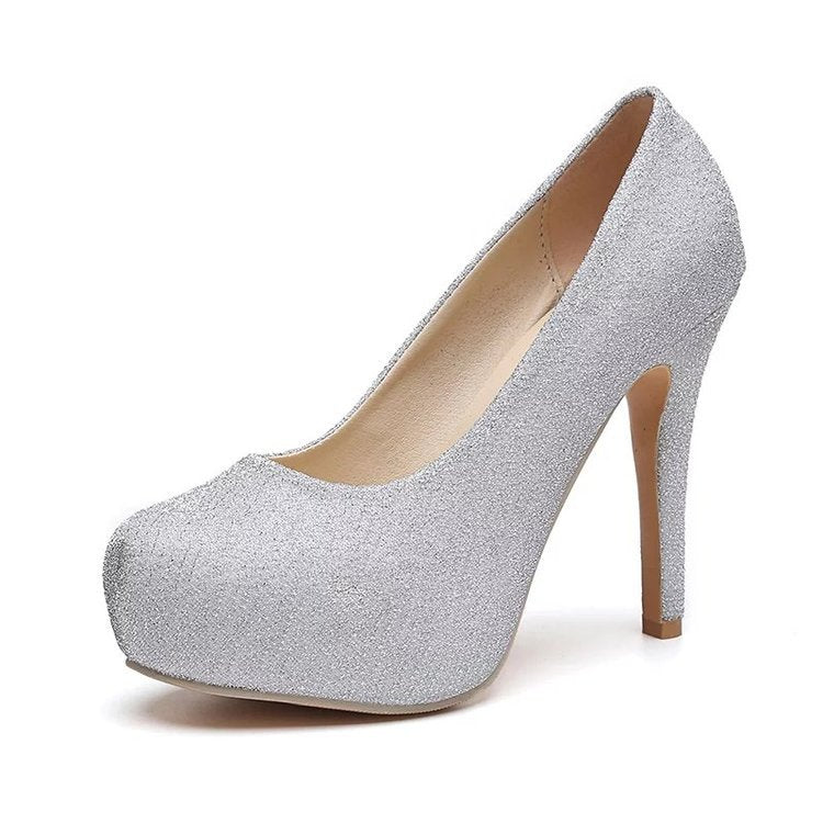 Elegant Crystal High Heels