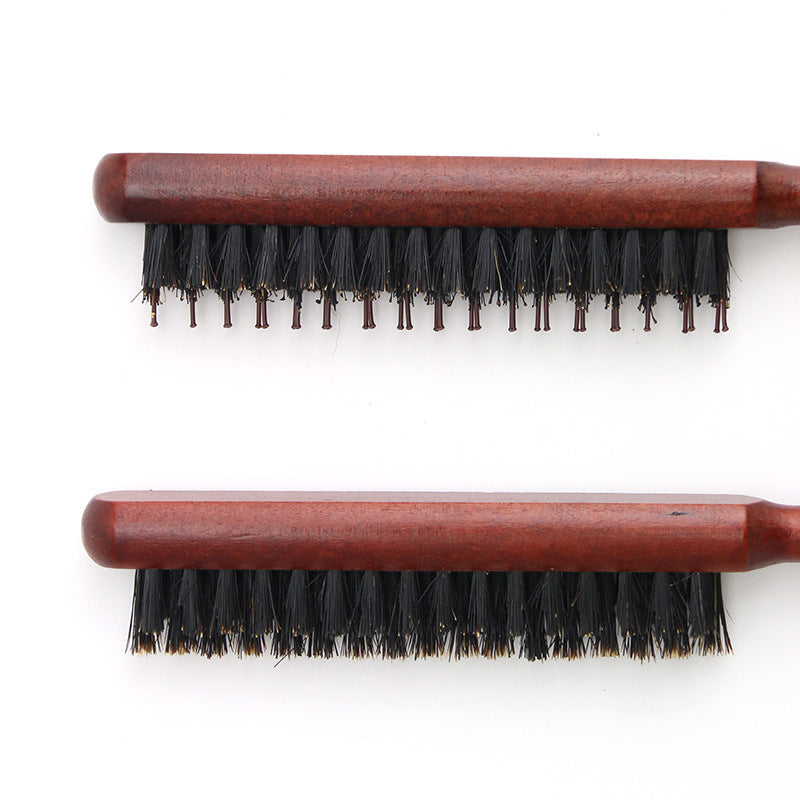 Cross-Border Three-Row Wooden Hair Styling Comb