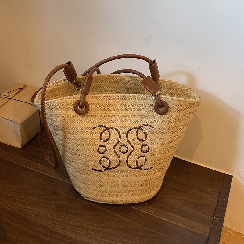 2023 Women's Straw Tote Bag - Large Capacity Summer Style