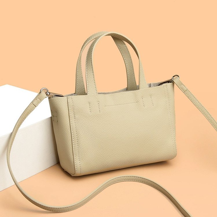 Genuine Leather Crossbody Tote Bag for Women 2023