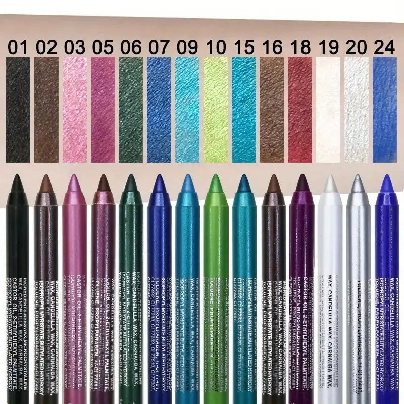 Vibrant Metallic Eye Art Set