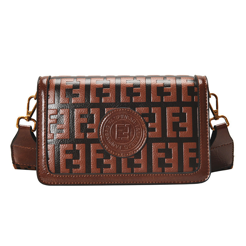 Trendy Retro Small Square Shoulder Bag for Women