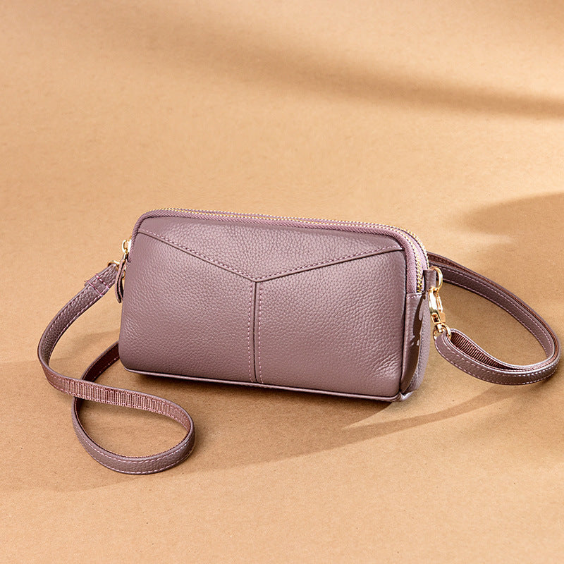 2024 New Women's Genuine Leather Shoulder Bag