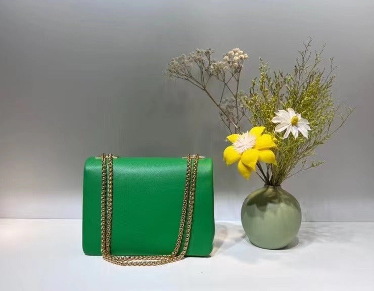 Candy-colored Leather Women's Totes Bag